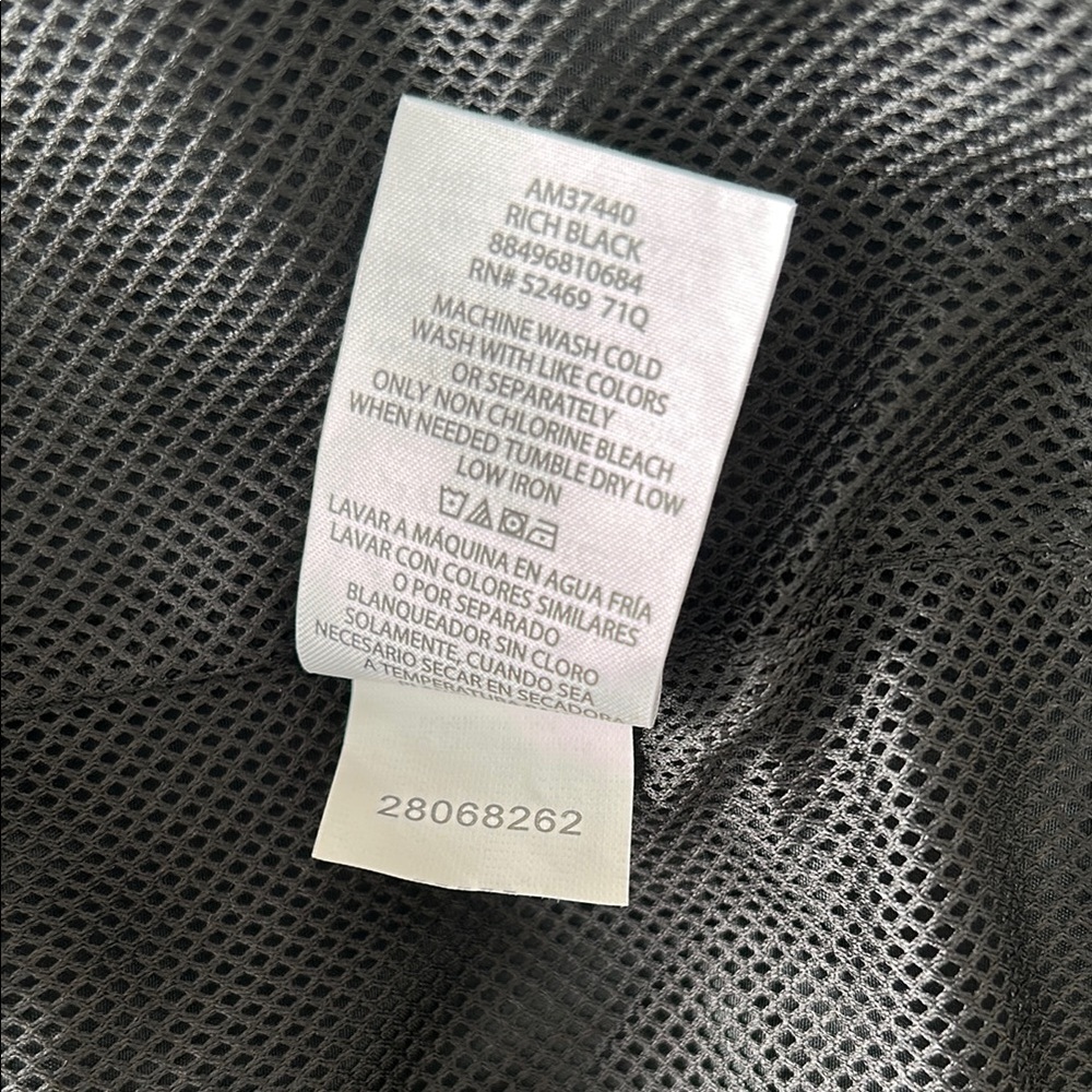 Athletic Works Black Windbreaker Jacket | Lightweight Hooded Zip-Up XL - Picture 6 of 8